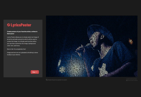 Lyrics Poster