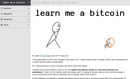 Learn Me A Bitcoin