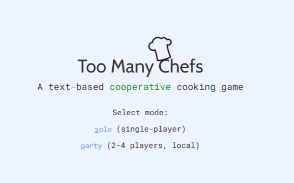 Too Many Chefs